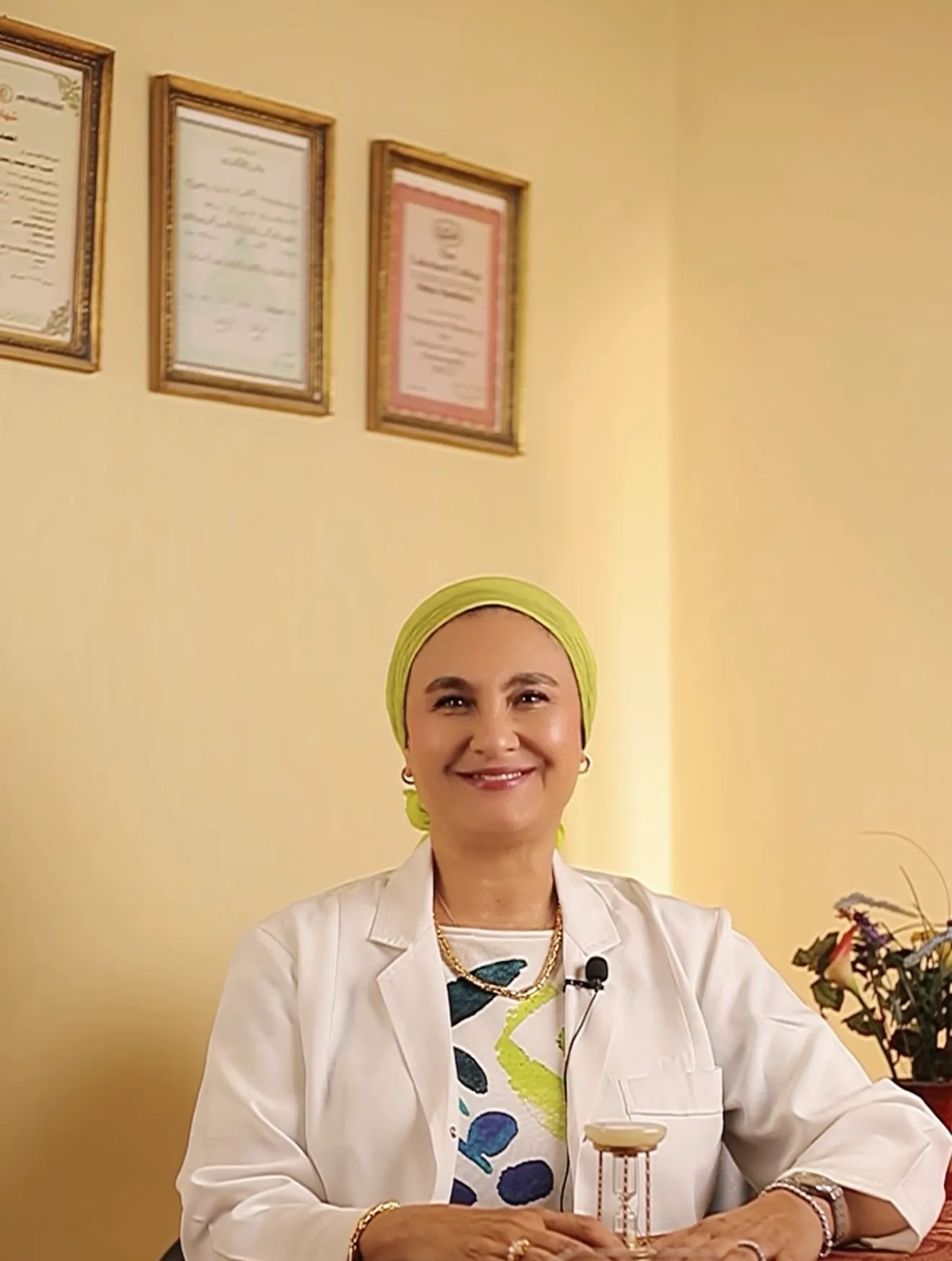 Dr. Heba Haddara in her clinic